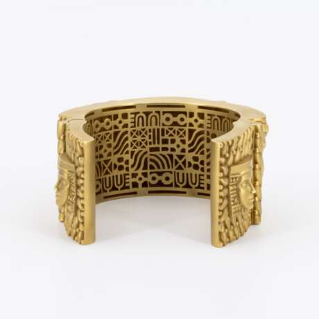 KIESELSTEIN-CORD. GOLD-BANGLE AND RING - photo 4