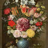 Georg Flegel. Splendid Floral Still Life with Goldfinch and Grasshopper - photo 1