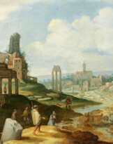 Willem van Nieulandt. The Forum Romanum with Shepherds and Cattle