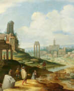 Willem van Nieulandt II. Willem van Nieulandt. Das Forum Romanum mit Hirten und Vieh