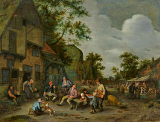 Cornelis Dusart. Village Festival