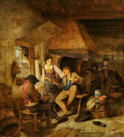 Cornelis Pietersz Bega, zugeschrieben. Im Wirtshaus - Foto 1