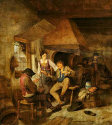 Cornelis Pietersz Bega, zugeschrieben. At the Pub