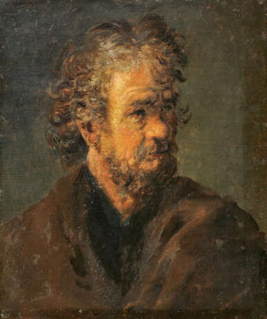 Rembrandt van Rijn, Werkstatt / Schule. Half-length Portrait of a Bearded Man - photo 1