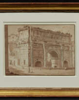 Victor Jean Nicolle, zugeschrieben. The Triumphal Arch of Septimius Severus in Rome