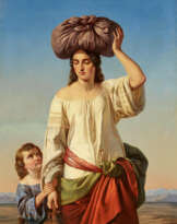 Paul Emil Jacobs, zugeschrieben. Hagar and Ismael