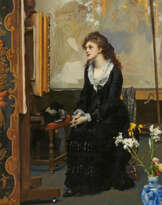 Carl Gussow. Andächtig