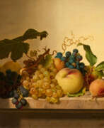 John Wilhelm Preyer. Johann Wilhelm Preyer. Still Life with Grapes, Peaches and Apricots