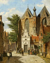 Willem Koekkoek. The Zuiderkerk in Enkhuizen
