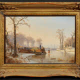 Andreas Achenbach. Winter Landscape with Frozen River - photo 2