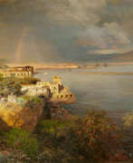 Oswald Achenbach. Oswald Achenbach. Bay of Naples with a Rainbow