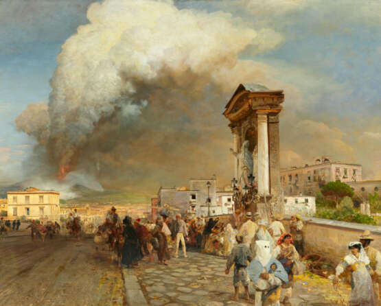 Oswald Achenbach. The Eruption of Mount Vesuvius - photo 1