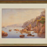 Salomon Corrodi. View of the Bay of Sorrento with Boats and Sailboats - photo 2