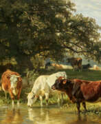 Johann Friedrich Voltz. Friedrich Voltz. Cows at the Trough