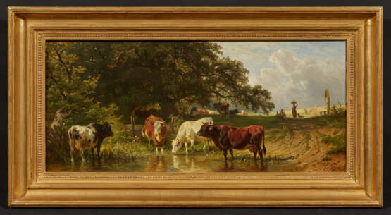 Friedrich Voltz. Cows at the Trough - photo 2