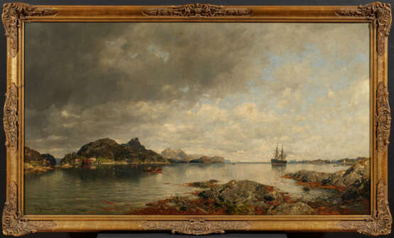 Georg Anton Rasmussen. Large Fjord Landscape - photo 2