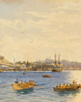 Themistokles von Eckenbrecher. The Harbour of Istanbul