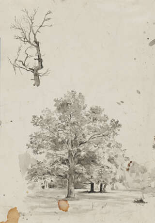 Karl Buchholz. Eleven Loose Sheets with Studies of Landscapes and Trees - photo 5