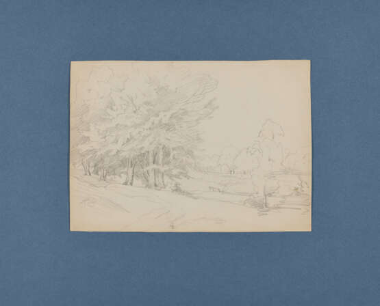 Karl Buchholz. Eleven Loose Sheets with Studies of Landscapes and Trees - photo 17