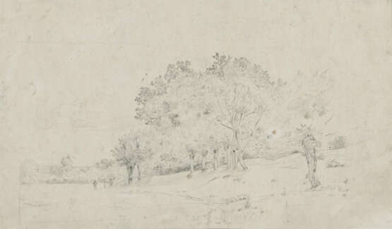 Karl Buchholz. Eleven Loose Sheets with Studies of Landscapes and Trees - photo 19