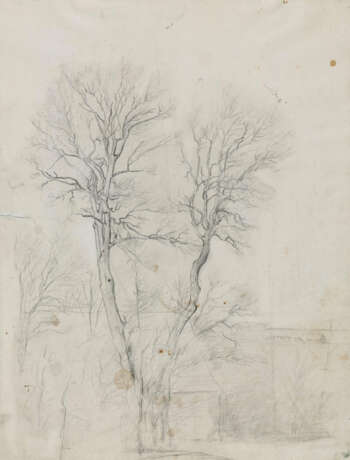 Karl Buchholz. Eleven Loose Sheets with Studies of Landscapes and Trees - photo 22