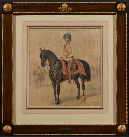 Franz Adam. Emperor Franz Joseph I. of Austria on the Horse - photo 1