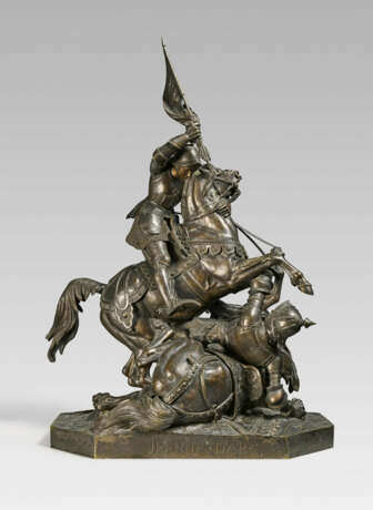 Théodore Gechter. Jeanne d'Arc defeats an English knight - photo 1