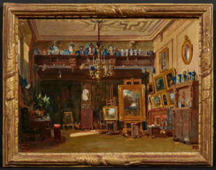 Alfred de Knyff. The Atelier of the Artist