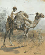 Woldemar Friedrich. Woldemar Friedrich. Indian Camel Rider with Slain Lion