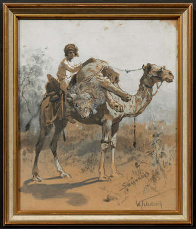 Woldemar Friedrich. Indian Camel Rider with Slain Lion - photo 2