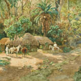 Paul Fischer. Riders in Front of Huts in the Mexican Forest - photo 1