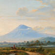 Raden Saleh Ben Jaggia. Landscape with a View of the Merapi Volcano on Java - Аукционные цены