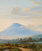 Raden Saleh. Raden Saleh Ben Jaggia. Landscape with a View of the Merapi Volcano on Java