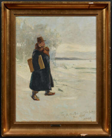 Hans Nikolaj Hansen. Self-portrait of the Artist in the Snow - photo 2