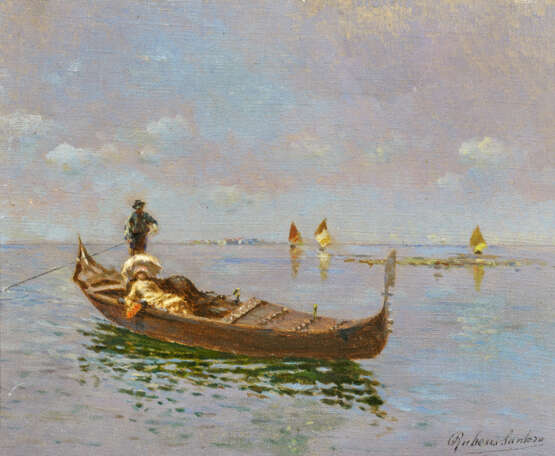 Rubens Santoro. Venetian Gondola on the Open Sea - photo 1