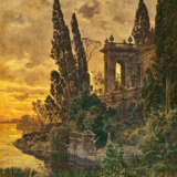 Ferdinand Knab. Evening Palace Architecture by the Lake with Musicians - photo 1