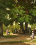 Эдме-Эмиль Лаборн. Edmé Emile Laborne. A Summer's Afternoon at the Park