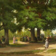 Edmé Emile Laborne. A Summer's Afternoon at the Park - Аукционные цены