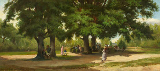 Edmé Emile Laborne. A Summer's Afternoon at the Park - photo 1