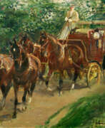 Otto Dill. Otto Dill. Brown Four-in-hand with Closed Carriage