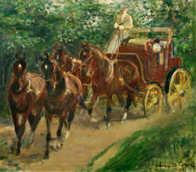 Otto Dill. Brown Four-in-hand with Closed Carriage