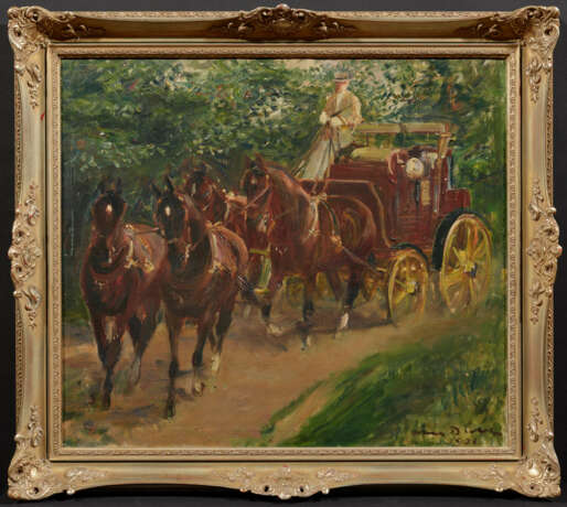 Otto Dill. Brown Four-in-hand with Closed Carriage - photo 2