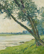 Макс Кларенбах. Max Clarenbach. The Rhine near Uerdingen