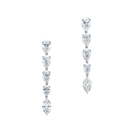 NO RESERVE – DIAMOND EARRINGS - photo 1