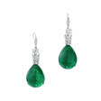 EMERALD AND DIAMOND EARRINGS - Auction prices