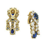 SUITE OF SAPPHIRE AND DIAMOND JEWELLERY - фото 7