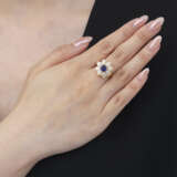 NO RESERVE - CARTIER SAPPHIRE AND DIAMOND RING - Foto 4