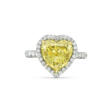 TIFFANY & CO. COLOURED DIAMOND AND DIAMOND RING - Auction prices