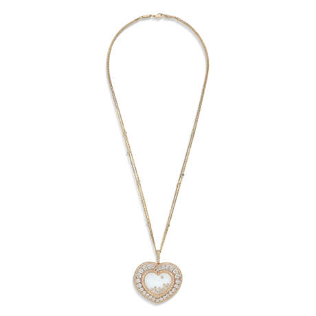 CHOPARD DIAMOND 'HAPPY DIAMONDS' PENDENT NECKLACE - photo 2