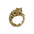 CARTIER COLOURED DIAMOND, EMERALD AND ONYX 'TIGER' RING - Аукционные цены